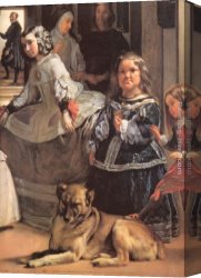 Vague Et La Perle Canvas Paintings - Las Meninas [detail] by Diego Rodriguez de Silva Velazquez